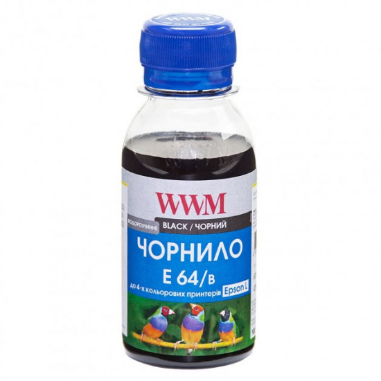 Чорнило для EPSON 664 INK SET WWM E64 Black 100г E64/B-2