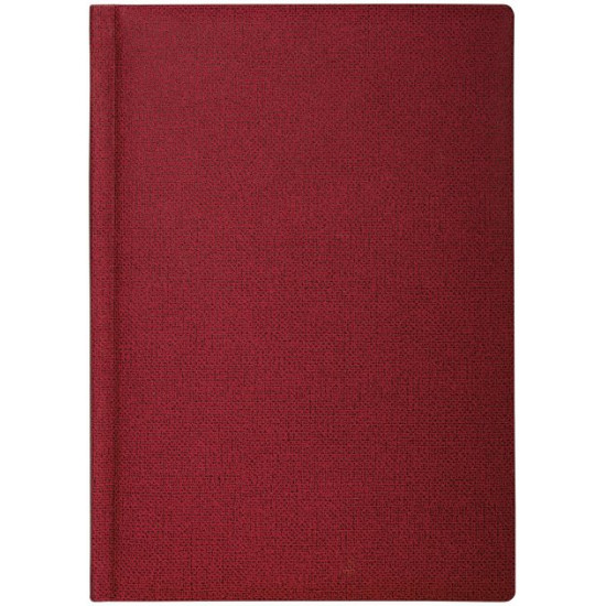 Diary undated Optima Dublin A5 320 pages lined Red (O25409-03)