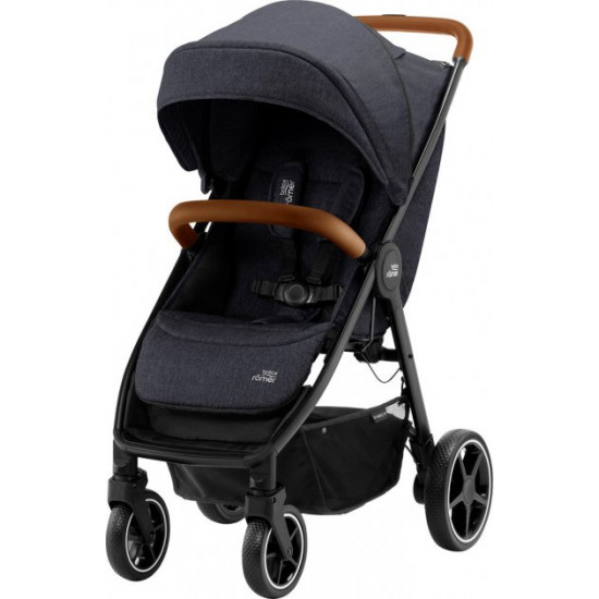  Прогулочная коляска Britax-Romer B-Agile R Black Shadow/Brown (2000032870) (4000984204841)