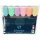 Set of text markers Schneider JOB 150 6 pcs pastel colors S115097