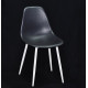 Dining chair Onder Mebli NIK ANTHRACITE 01 METAL - WT