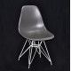 Dining chair Onder Mebli NIK GRAY 21 WT - ML