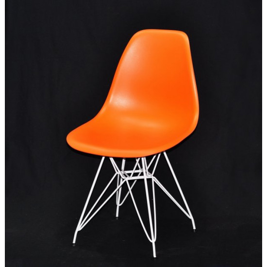 Dining chair Onder Mebli NIK ORANGE 70 WT - ML