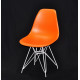 Dining chair Onder Mebli NIK ORANGE 70 WT - ML