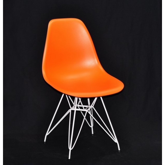 Dining chair Onder Mebli NIK ORANGE 70 WT - ML