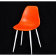 Dining chair Onder Mebli NIK ORANGE 70 METAL - WT