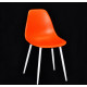 Dining chair Onder Mebli NIK ORANGE 70 METAL - WT