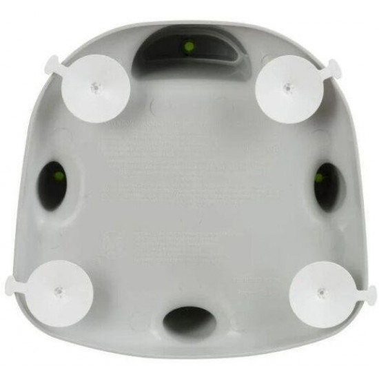 Children's plastic seat for bathing in the Maltex Panda bathtub, light green and gray