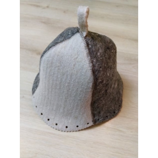 Lider hat for baths and saunas Bath hat Natural felt