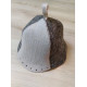 Lider hat for baths and saunas Bath hat Natural felt