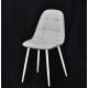 Dining chair Onder Mebli ALEX SH-L ST. GRAY G-102 METAL - WT