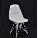 Dining chair Onder Mebli ALEX VISCOSE GRAY K-7 WT - ML