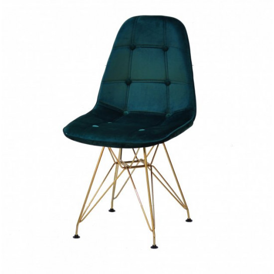 Dining chair Onder Mebli ALEX GD-ML VELVET GREEN B-5