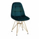 Dining chair Onder Mebli ALEX GD-ML VELVET GREEN B-5