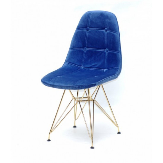 Dining chair Onder Mebli ALEX GD-ML VELVET BLUE B-1