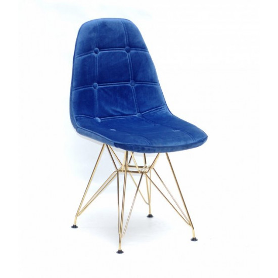 Dining chair Onder Mebli ALEX GD-ML VELVET BLUE B-1