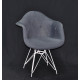 Dining chair Onder Mebli LEON SOFT VISK ANTHRACITE K-8 WT - ML