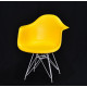 Dining chair Onder Mebli LEON YELLOW 12 WT - ML