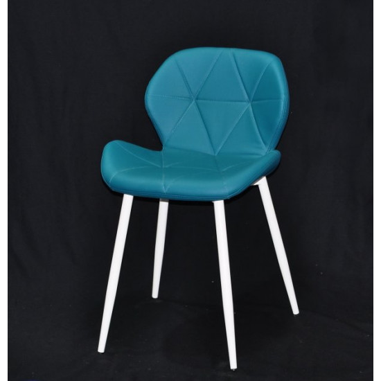 Dining chair Onder Mebli INVAR EK GREEN 02 METAL - WT