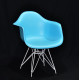 Dining chair Onder Mebli LEON BLUE 52 WT - ML