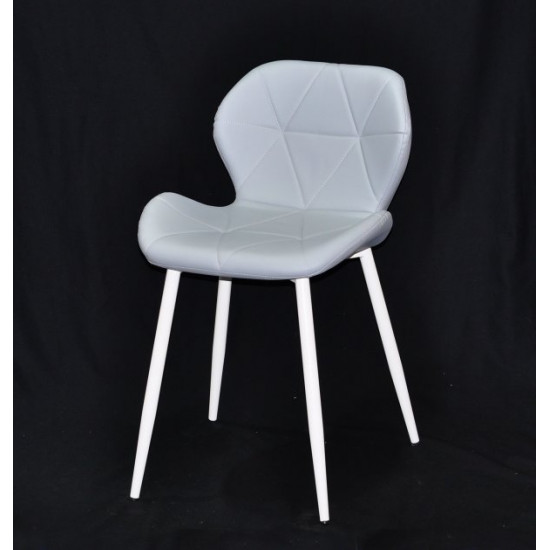 Dining chair Onder Mebli INVAR EK GRAY 35 METAL - WT