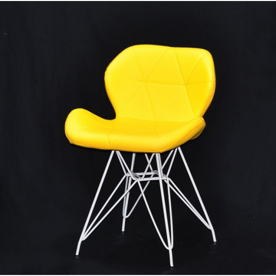 Dining chair Onder Mebli INVAR EK YELLOW 12 WT - ML