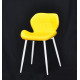 Dining chair Onder Mebli INVAR EK YELLOW 12 METAL - WT