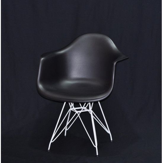 Dining chair Onder Mebli LEON BLACK 04 WT - ML