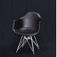 Dining chair Onder Mebli LEON BLACK 04 WT - ML