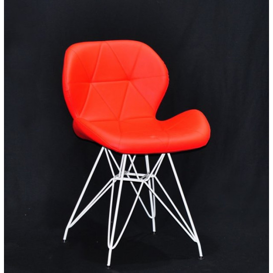 Dining chair Onder Mebli INVAR EK RED 05 WT - ML