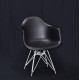 Dining chair Onder Mebli LEON BLACK 04 WT - ML