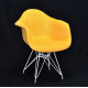 Dining chair Onder Mebli LEON SOFT WOOL YELLOW W-4 WT - ML