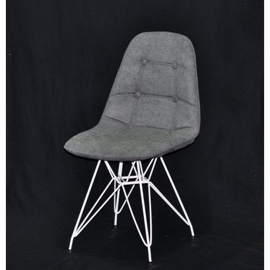 Dining chair Onder Metal ALEX Sh-L SR. GRAY G-110 WT - ML