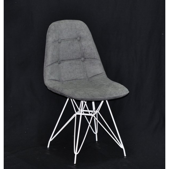 Dining chair Onder Metal ALEX Sh-L SR. GRAY G-110 WT - ML