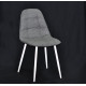 Dining chair Onder Metal ALEX Sh-L SR. gray G-110 METAL - WT