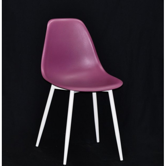 Dining chair Onder Metal NIK purple 62 METAL - WT