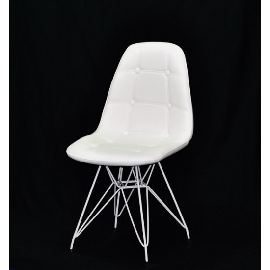 Dining chair Onder Metal ALEX EK white WT - ML