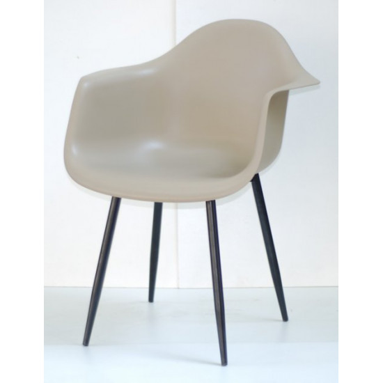 Dining chair Onder Metal LEON beige 06 METAL - BK