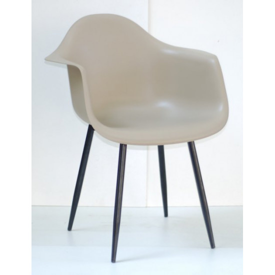 Dining chair Onder Metal LEON beige 06 METAL - BK