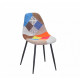 Dining chair Onder Metal PASCAL PATCHWORK No. 1 METAL - BK