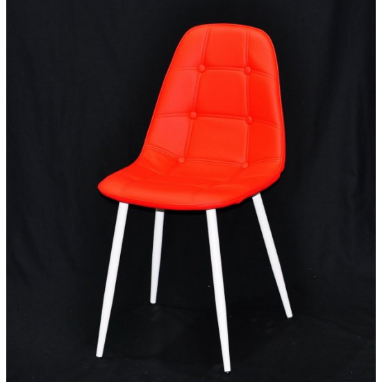 Dining chair Onder Metal ALEX EK red 05 METAL - WT