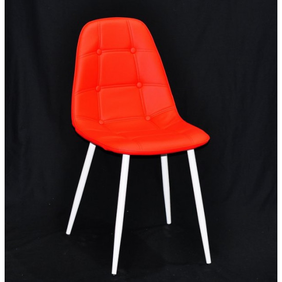 Dining chair Onder Metal ALEX EK red 05 METAL - WT