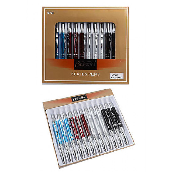 Automatic ballpoint pen Baixin, mix 4 colors (12 pieces per pack) Baixin (20042005 BAL)