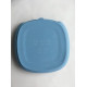 Children's sectional silicone plate with suction cup blue