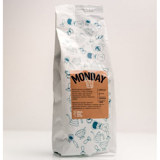 Ground coffee Monday Arabica 0.5 kg