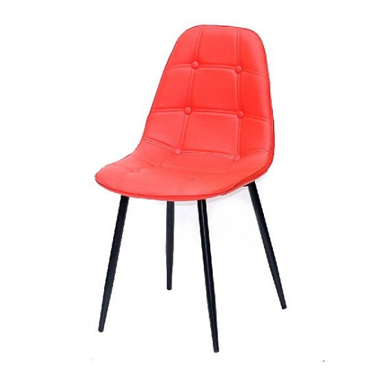 Dining chair Onder Metal ALEX EK red 05 METAL - BK