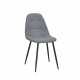 Dining chair Onder Metal ALEX VISCOSE GRAY K-11 METAL - BK