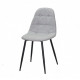 Dining chair Onder Metal ALEX VISCOSE GRAY K-7 METAL - BK