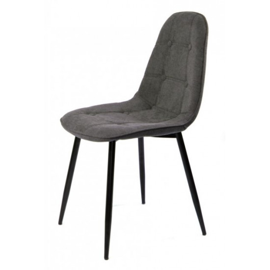 Dining chair Onder Metal ALEX Sh-L SR. gray G-110 METAL - BK