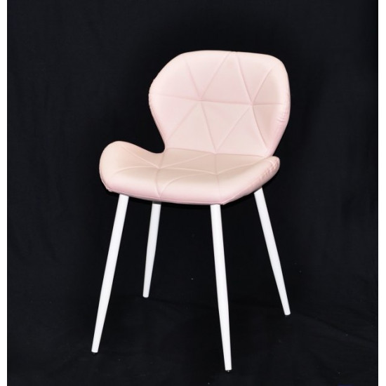 Dining chair Onder Metal INVAR EK pink 63 METAL - WT